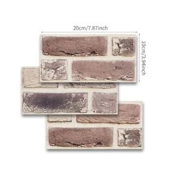7.87'' X 3.94" 3D Self-Adhesive Kitchen Wall Tiles Bathroom Mosaic Brick Stickers Home DIY Decor -Household Items Sales 0061d9a7 f901 479d a656 b3bfdb6d285c.e2937d9b1c364dc06a4665d64e5e825f 1800x1800
