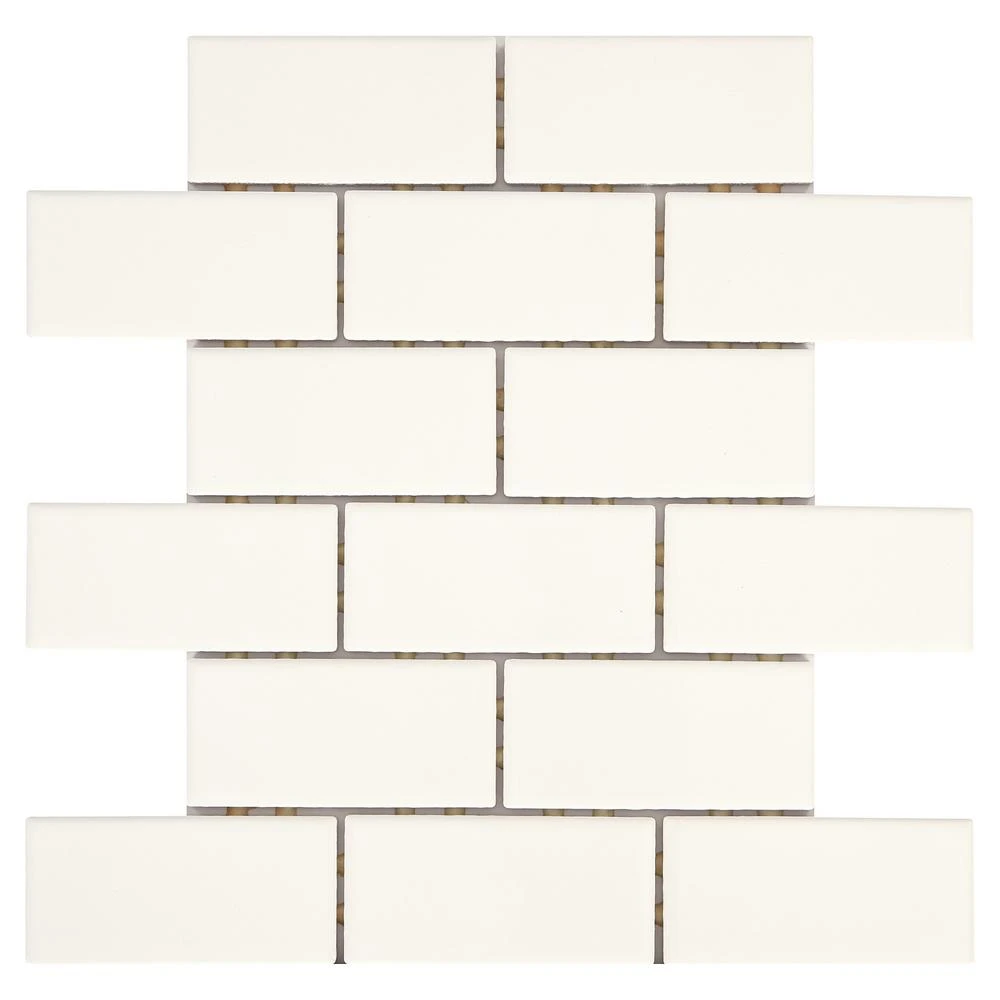 Daltile Restore Bright White 12 In. X 12 In. X 6.35 Mm Ceramic Mosaic Wall Tile (0.83 Sq. Ft./ Piece) 3 Daltile Restore Bright White 12 In. X 12 In. X 6.35 Mm Ceramic Mosaic Wall Tile (0.83 Sq. Ft./ Piece)