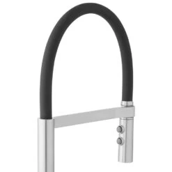 Statham Single-Handle Rubber Hose Spring Neck Kitchen Faucet With TurboSpray And FastMount In Stainless Steel 18 Statham Single-Handle Rubber Hose Spring Neck Kitchen Faucet With TurboSpray And FastMount In Stainless Steel -Household Items Sales 01058c3df872f2b2826b01630d6916df 1800x1800