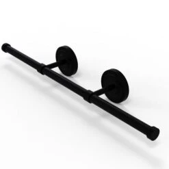 Allied Brass Prestige Regal Collection Wall Mounted Horizontal Guest Towel Holder In Matte Black