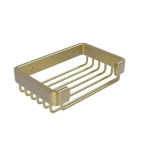 Allied Brass 3.1-in H Screw Mount Solid Brass Satin Brass Hanging Shower Caddy 3 Allied Brass 3.1-in H Screw Mount Solid Brass Satin Brass Hanging Shower Caddy