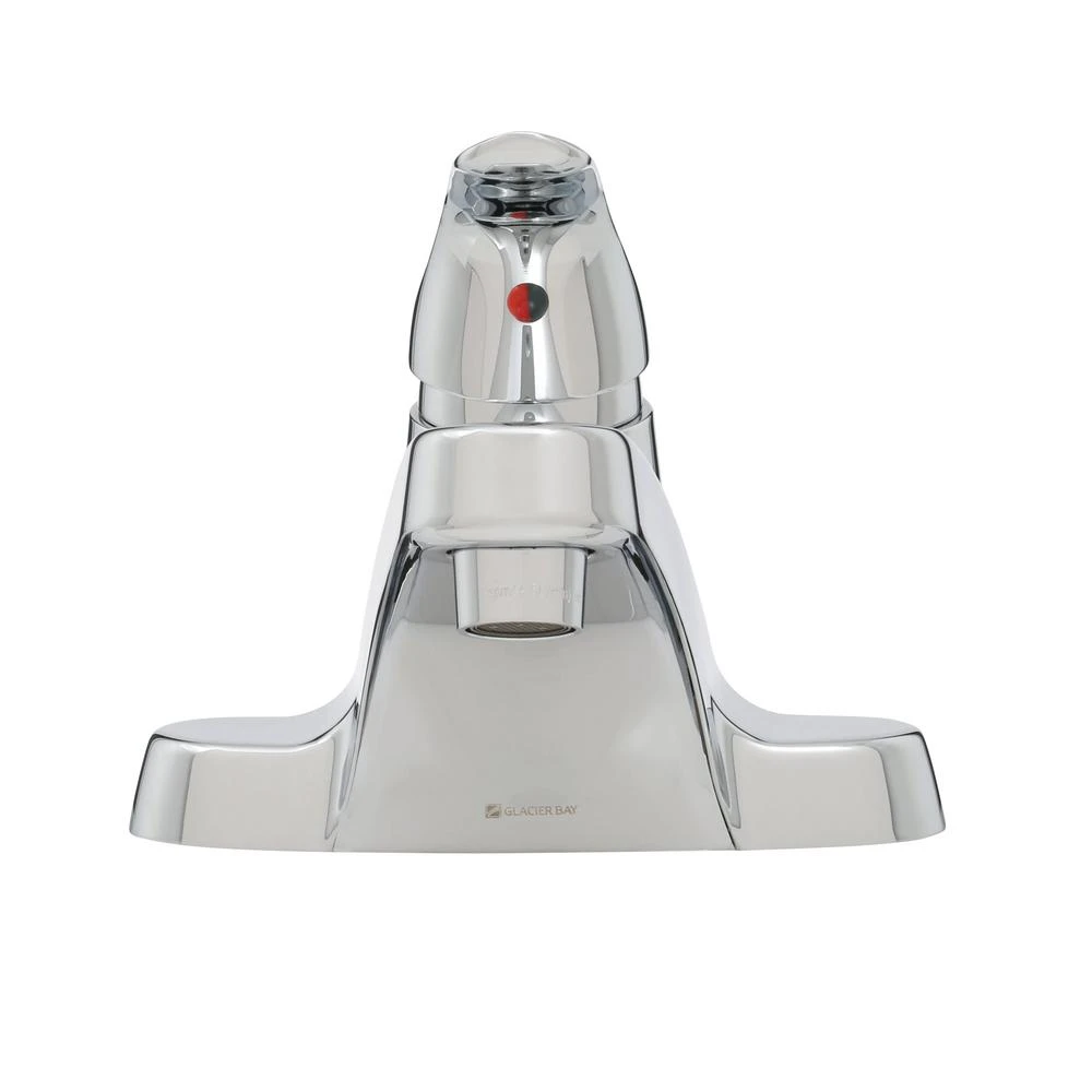 Aragon 4 In. Centerset Single-Handle Low-Arc Bathroom Faucet In Chrome 6 Aragon 4 In. Centerset Single-Handle Low-Arc Bathroom Faucet In Chrome - Image 4