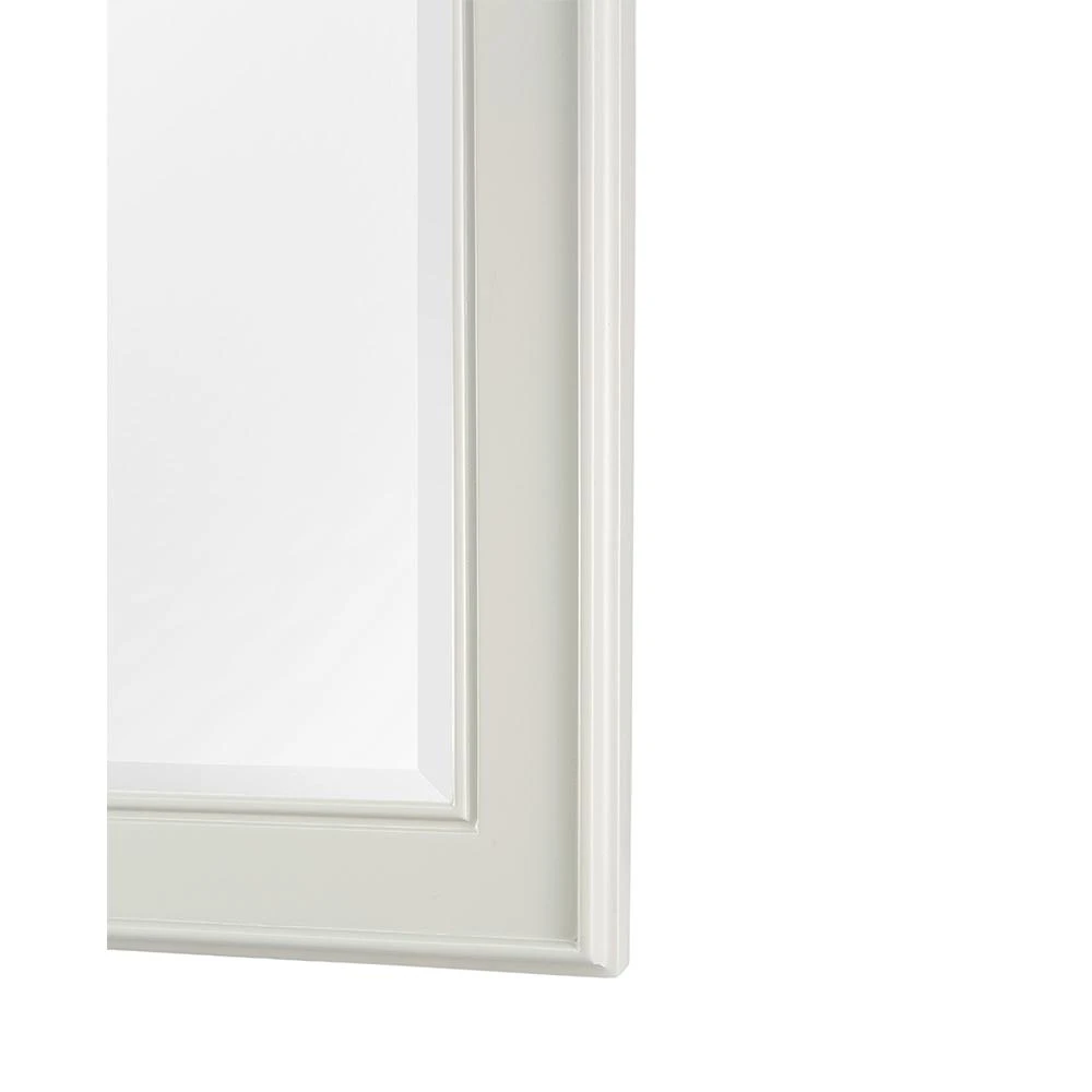 60 In. W X 31 In. H Framed Rectangular Bathroom Vanity Mirror In Grey 6 60 In. W X 31 In. H Framed Rectangular Bathroom Vanity Mirror In Grey - Image 4