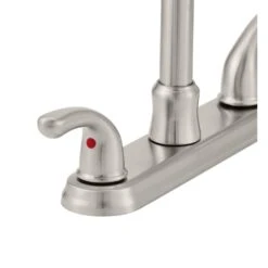 Builders 2-Handle Standard Kitchen Faucet With Sprayer In Stainless Steel -Household Items Sales 0191ce168cb71c4a1af541c79cfb90da 1800x1800