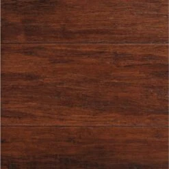 Home Decorators Collection Hand Scraped Strand Woven Brown 3/8 In. T X 5-1/8 In. W X 36 In. L Engineered Click Bamboo Flooring