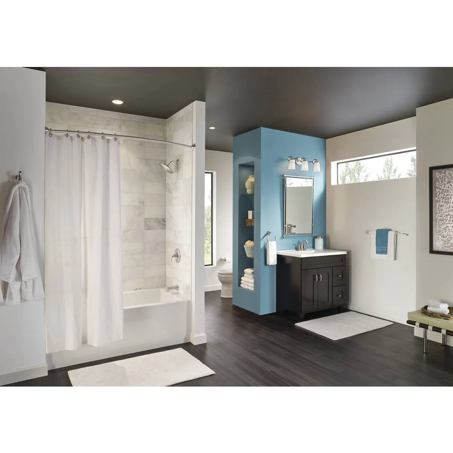 Moen Oxby Spot Resist Brushed Nickel 1-Handle Faucet With Valve 9 Moen Oxby Spot Resist Brushed Nickel 1-Handle Faucet With Valve - Image 7