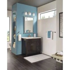 Moen Oxby Spot Resist Brushed Nickel 2-handle 4-in Centerset WaterSense Bathroom Sink Faucet With Drain -Household Items Sales 026508262924 05103531 1800x1800