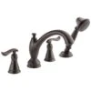 Valspar Delta Linden Venetian Bronze 2-Handle Residential Deck Mount Roman Bathtub Faucet With Hand Shower -Household Items Sales 034449650236 1800x1800