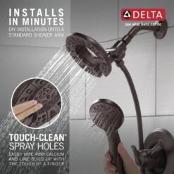 Delta Linden Venetian Bronze 1-Handle Shower Faucet -Household Items Sales 034449655774 05478142 1800x1800