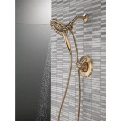 Delta Linden Champagne Bronze 1-Handle Shower Faucet -Household Items Sales 034449655972 12171112 1800x1800
