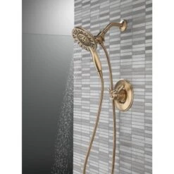 Delta Linden Champagne Bronze 1-Handle Shower Faucet -Household Items Sales 034449655972 15769481 1800x1800