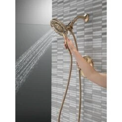 Delta Linden Champagne Bronze 1-Handle Shower Faucet -Household Items Sales 034449655972 15769482 1800x1800