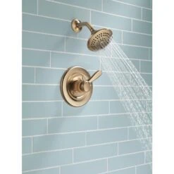 Delta Lahara Champagne Bronze 1-Handle Shower Faucet
