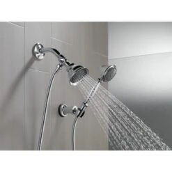 Delta 0.5-in Chrome Universal Shower Arm With Diverter -Household Items Sales 034449671248 12168310 1800x1800