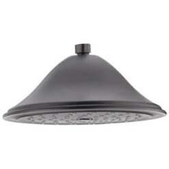 Delta Cassidy Venetian Bronze 1-Spray Rain Shower Head 2.5-GPM (9.5-LPM)