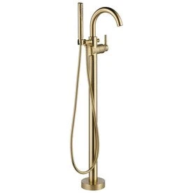 Delta Contemporary Champagne Bronze 1-Handle Residential Freestanding Bathtub Faucet 3 Delta Contemporary Champagne Bronze 1-Handle Residential Freestanding Bathtub Faucet