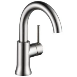 Delta Trinsic Stainless 1-Handle Single Hole WaterSense Bathroom Sink Faucet With Drain -Household Items Sales 034449776707xl 1800x1800