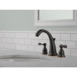 Delta Windemere Oil-Rubbed Bronze 2-handle Widespread WaterSense Bathroom Sink Faucet With Drain 11 Delta Windemere Oil-Rubbed Bronze 2-handle Widespread WaterSense Bathroom Sink Faucet With Drain -Household Items Sales 034449810524 08254734 1800x1800