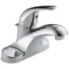 New Lower Price; Delta Foundations Chrome 1-Handle 4-in Centerset WaterSense Bathroom Sink Faucet With Drain 2 New Lower Price; Delta Foundations Chrome 1-Handle 4-in Centerset WaterSense Bathroom Sink Faucet With Drain -Household Items Sales 034449810647 1800x1800