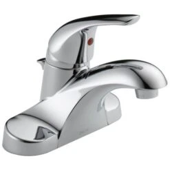 Delta Foundations Chrome 1-handle 4-in Centerset WaterSense Bathroom Sink Faucet With Drain -Household Items Sales 034449810647xl 1800x1800
