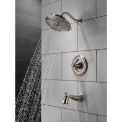 Delta Valdosta With H2Okinetic Technology Spotshield Brushed Nickel 1-Handle Bathtub And Shower Faucet With Valve 14 Delta Valdosta With H2Okinetic Technology Spotshield Brushed Nickel 1-Handle Bathtub And Shower Faucet With Valve -Household Items Sales 034449826136 05488491 1800x1800