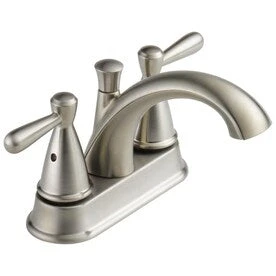 Peerless Bayside Brushed Nickel 2-Handle 4-in Centerset WaterSense Bathroom Sink Faucet With Drain 3 Peerless Bayside Brushed Nickel 2-Handle 4-in Centerset WaterSense Bathroom Sink Faucet With Drain