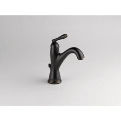 Delta Burke Oil Rubbed Bronze 1-handle Single Hole WaterSense Bathroom Sink Faucet With Drain -Household Items Sales 034449838030 08312557 1800x1800