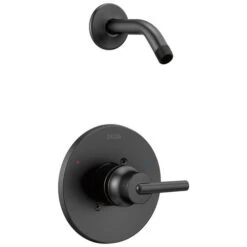 Delta Trinsic Matte Black 1-Handle Shower Faucet -Household Items Sales 034449838634xl 1800x1800
