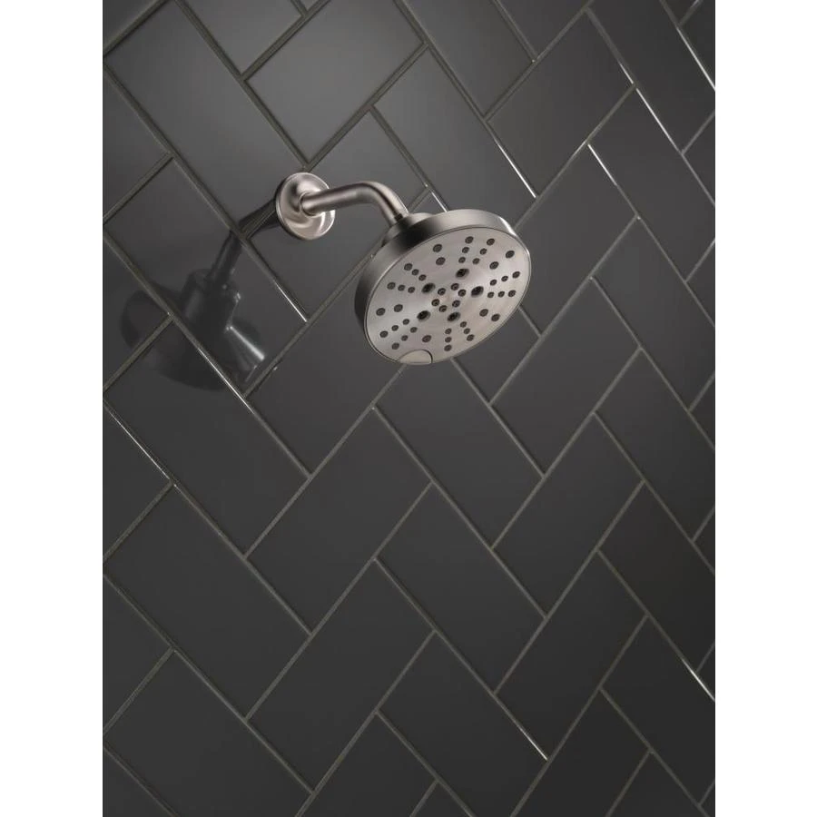 Delta Universal Showering Components Stainless 5-Spray Rain Shower Head 1.75-GPM (6.6-LPM) 11 Delta Universal Showering Components Stainless 5-Spray Rain Shower Head 1.75-GPM (6.6-LPM) - Image 9
