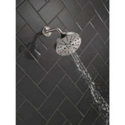 Delta Universal Showering Components Stainless 5-Spray Rain Shower Head 1.75-GPM (6.6-LPM) 22 Delta Universal Showering Components Stainless 5-Spray Rain Shower Head 1.75-GPM (6.6-LPM) -Household Items Sales 034449844758 09206792 1800x1800
