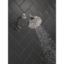 Delta Universal Showering Components Stainless 5-Spray Rain Shower Head 1.75-GPM (6.6-LPM) 21 Delta Universal Showering Components Stainless 5-Spray Rain Shower Head 1.75-GPM (6.6-LPM) -Household Items Sales 034449844758 09206793 1800x1800
