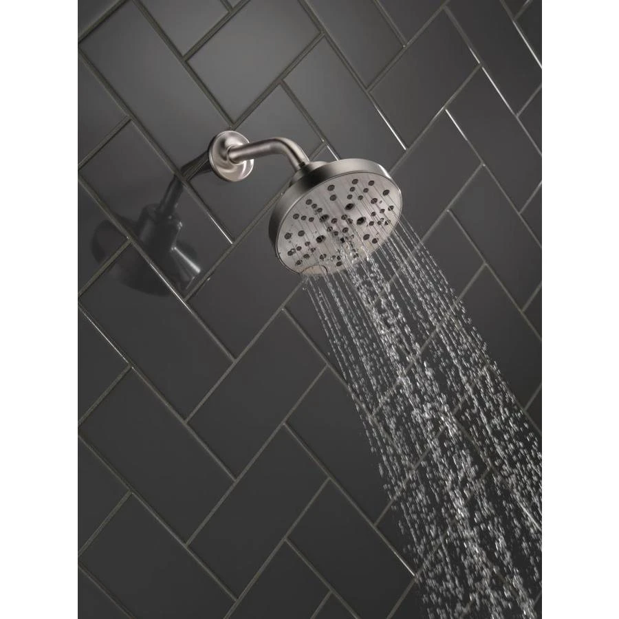 Delta Universal Showering Components Stainless 5-Spray Rain Shower Head 1.75-GPM (6.6-LPM) 7 Delta Universal Showering Components Stainless 5-Spray Rain Shower Head 1.75-GPM (6.6-LPM) - Image 5