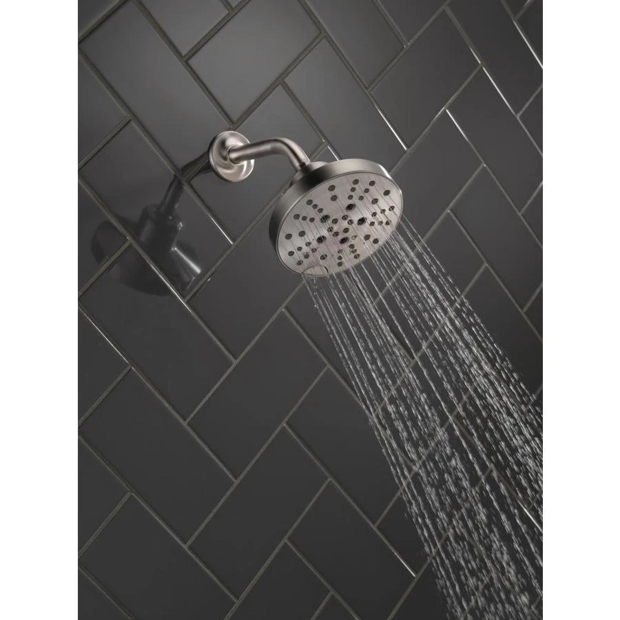 Delta Universal Showering Components Stainless 5-Spray Rain Shower Head 1.75-GPM (6.6-LPM) 3 Delta Universal Showering Components Stainless 5-Spray Rain Shower Head 1.75-GPM (6.6-LPM)