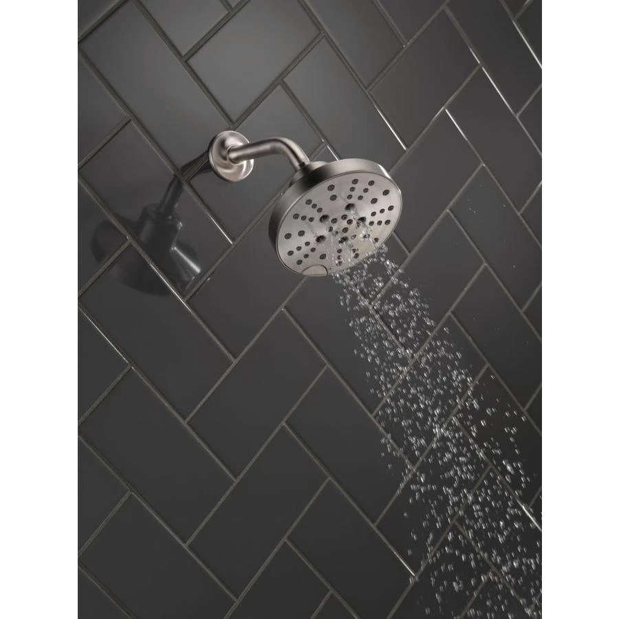 Delta Universal Showering Components Stainless 5-Spray Rain Shower Head 1.75-GPM (6.6-LPM) 10 Delta Universal Showering Components Stainless 5-Spray Rain Shower Head 1.75-GPM (6.6-LPM) - Image 8