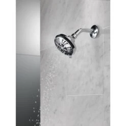 Delta Universal Showering Components Chrome 6-Spray Shower Head 2.5-GPM (9.5-LPM) -Household Items Sales 034449864220 10844489 1800x1800