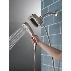 Delta Universal Showering Components Stainless 5-Spray Dual Shower Head 1.75-GPM (6.6-LPM) 27 Delta Universal Showering Components Stainless 5-Spray Dual Shower Head 1.75-GPM (6.6-LPM) -Household Items Sales 034449910385 12390963 1800x1800