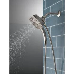 Delta Universal Showering Components Stainless 5-Spray Dual Shower Head 1.75-GPM (6.6-LPM) 29 Delta Universal Showering Components Stainless 5-Spray Dual Shower Head 1.75-GPM (6.6-LPM) -Household Items Sales 034449910385 12390965 1800x1800