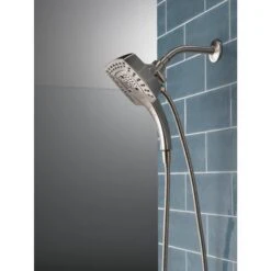 Delta Universal Showering Components Stainless 5-Spray Dual Shower Head 1.75-GPM (6.6-LPM) 34 Delta Universal Showering Components Stainless 5-Spray Dual Shower Head 1.75-GPM (6.6-LPM) -Household Items Sales 034449910385 12390970 1800x1800
