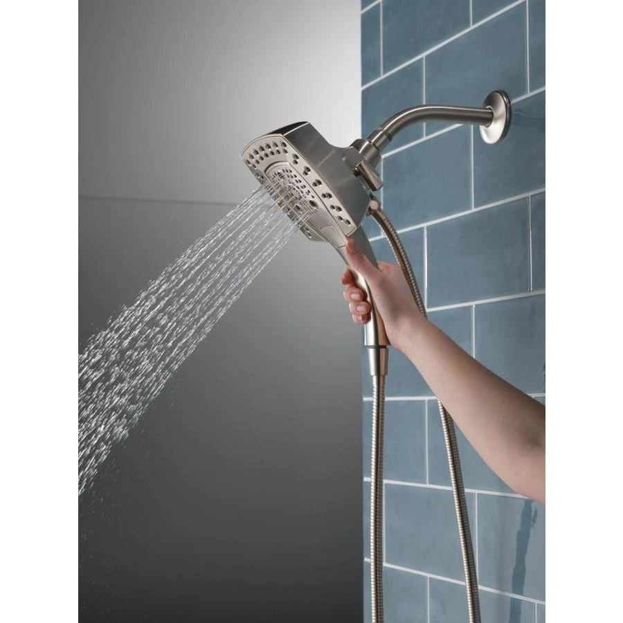 Delta Universal Showering Components Stainless 5-Spray Dual Shower Head 1.75-GPM (6.6-LPM) 3 Delta Universal Showering Components Stainless 5-Spray Dual Shower Head 1.75-GPM (6.6-LPM)
