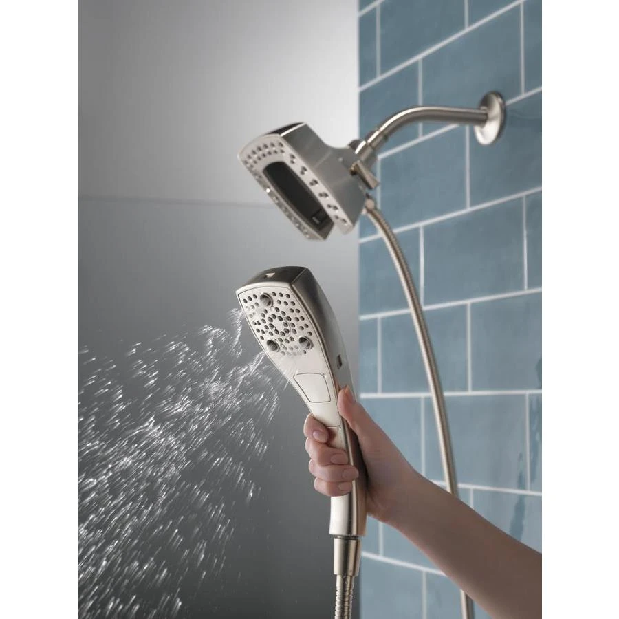 Delta Universal Showering Components Stainless 5-Spray Dual Shower Head 1.75-GPM (6.6-LPM) 7 Delta Universal Showering Components Stainless 5-Spray Dual Shower Head 1.75-GPM (6.6-LPM) - Image 5