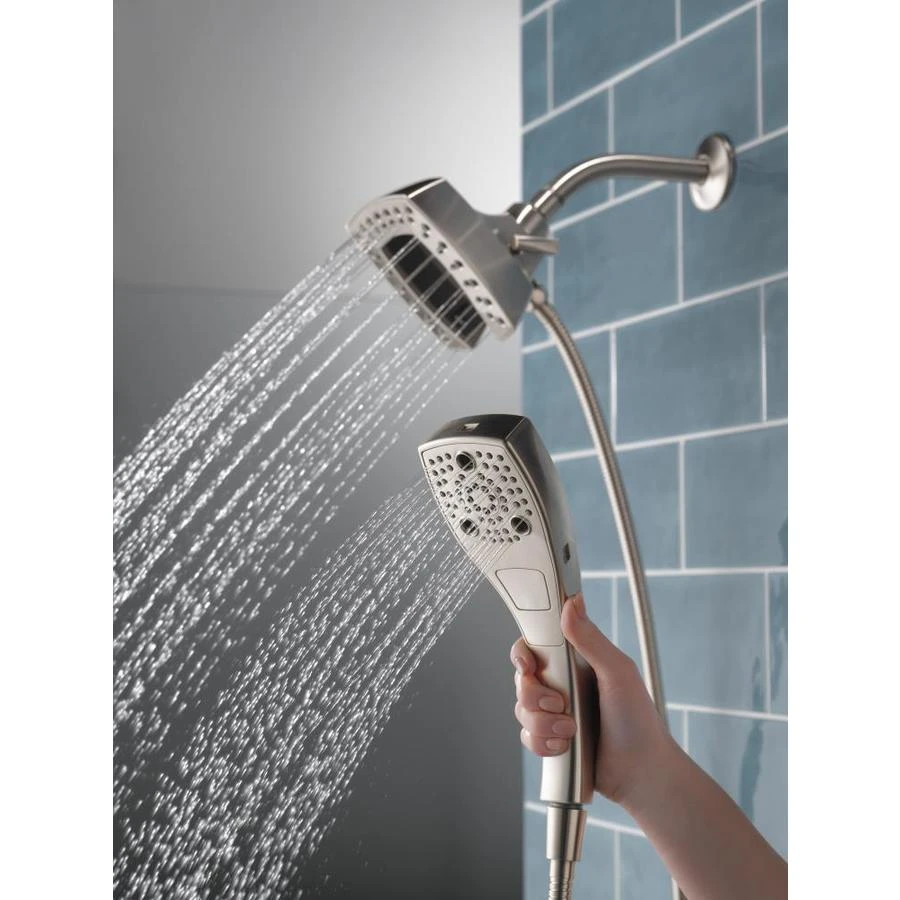 Delta Universal Showering Components Stainless 5-Spray Dual Shower Head 1.75-GPM (6.6-LPM) 9 Delta Universal Showering Components Stainless 5-Spray Dual Shower Head 1.75-GPM (6.6-LPM) - Image 7
