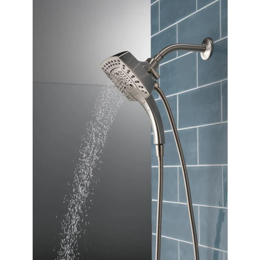 Delta Universal Showering Components Stainless 5-Spray Dual Shower Head 1.75-GPM (6.6-LPM) 10 Delta Universal Showering Components Stainless 5-Spray Dual Shower Head 1.75-GPM (6.6-LPM) - Image 8
