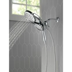 Delta Universal Showering Components Chrome 4-Spray Dual Shower Head 1.75-GPM (6.6-LPM) -Household Items Sales 034449913638 12062825 1800x1800