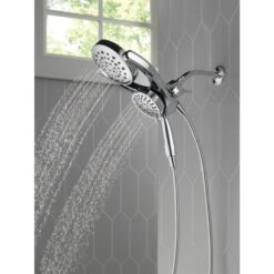 Delta Universal Showering Components Chrome 4-Spray Dual Shower Head 1.75-GPM (6.6-LPM) -Household Items Sales 034449913638 12062829 1800x1800