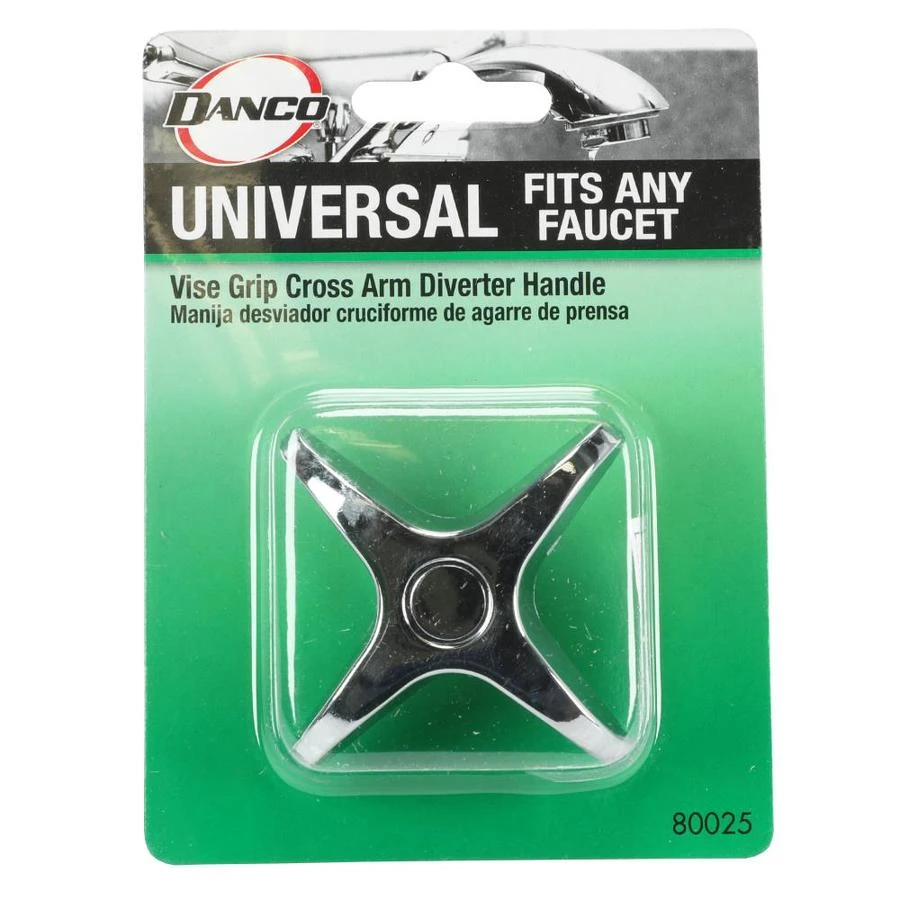 Danco Chrome Cross Shower Handle 5 Danco Chrome Cross Shower Handle - Image 3