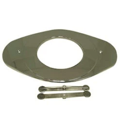 Valspar Danco 5.13-in Brushed Nickel Bathtub/Shower Deck Plate