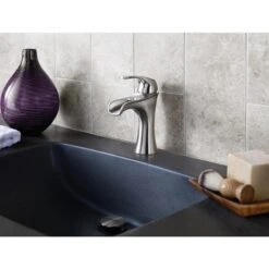 Pfister Jaida Brushed Nickel 1-handle Single Hole/4-in Centerset WaterSense Bathroom Sink Faucet With Drain -Household Items Sales 038877604090 07800022 1800x1800