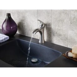 Pfister Jaida Brushed Nickel 1-handle Single Hole/4-in Centerset WaterSense Bathroom Sink Faucet With Drain -Household Items Sales 038877604090 07800023 1800x1800