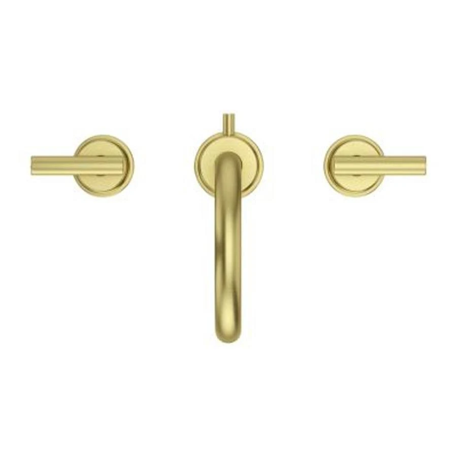 Pfister Pfister Contempra Brushed Gold 2-handle Widespread WaterSense Bathroom Sink Faucet With Drain 7 Pfister Pfister Contempra Brushed Gold 2-handle Widespread WaterSense Bathroom Sink Faucet With Drain - Image 5