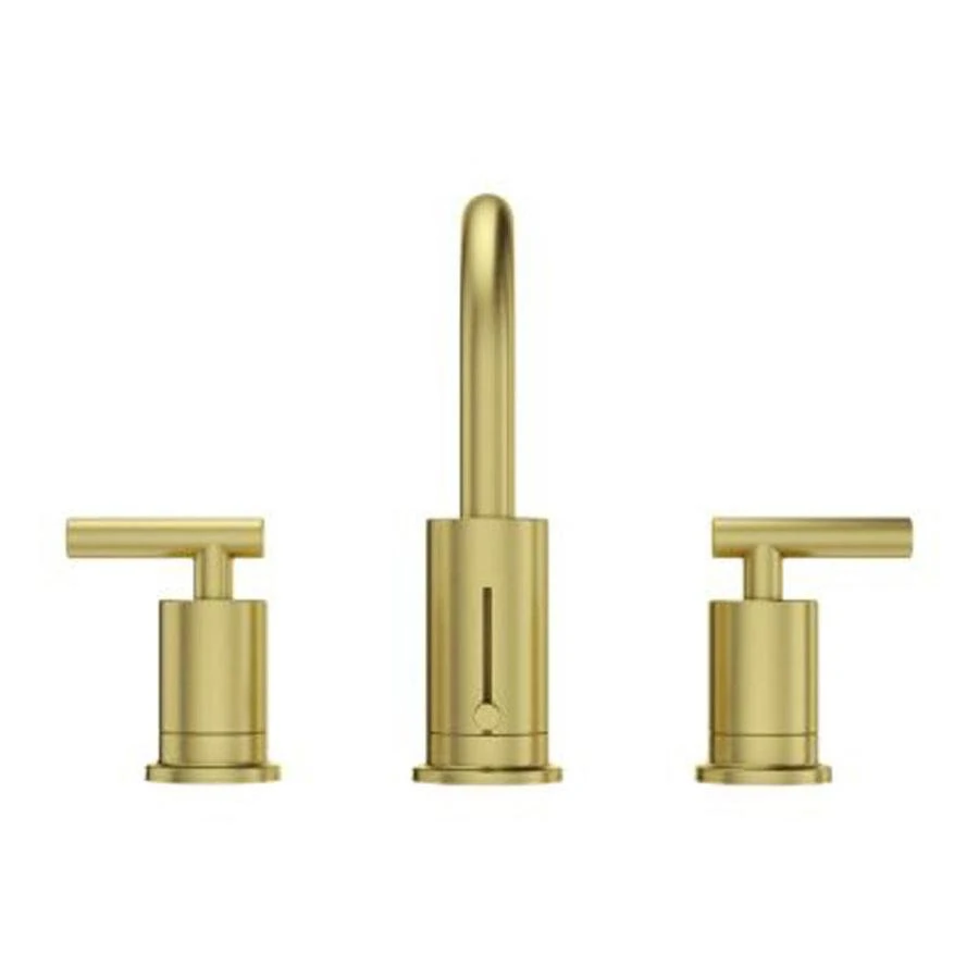 Pfister Pfister Contempra Brushed Gold 2-handle Widespread WaterSense Bathroom Sink Faucet With Drain 8 Pfister Pfister Contempra Brushed Gold 2-handle Widespread WaterSense Bathroom Sink Faucet With Drain - Image 6